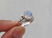 Natural Rainbow Moonstone Ring, 925 Solid Sterling Silver Ring, Handmade Ring, Boho Ring, Blue Fire Moonstone Ring, Ring for Women