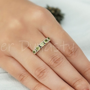 Natural Peridot Ring, Handmade Silver Ring, 925 Solid Sterling Silver Ring, Boho Ring, Sterling Silver Ring Peridot, Ring for women