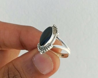 Black Onyx Ring 925 Solid Sterling Silver Handmade Jewelry Size F-Z 1/2 UK Black Onyx Ring 925 Solid Sterling Silver Handmade Jewelry Size F-Z 1/2 UK
