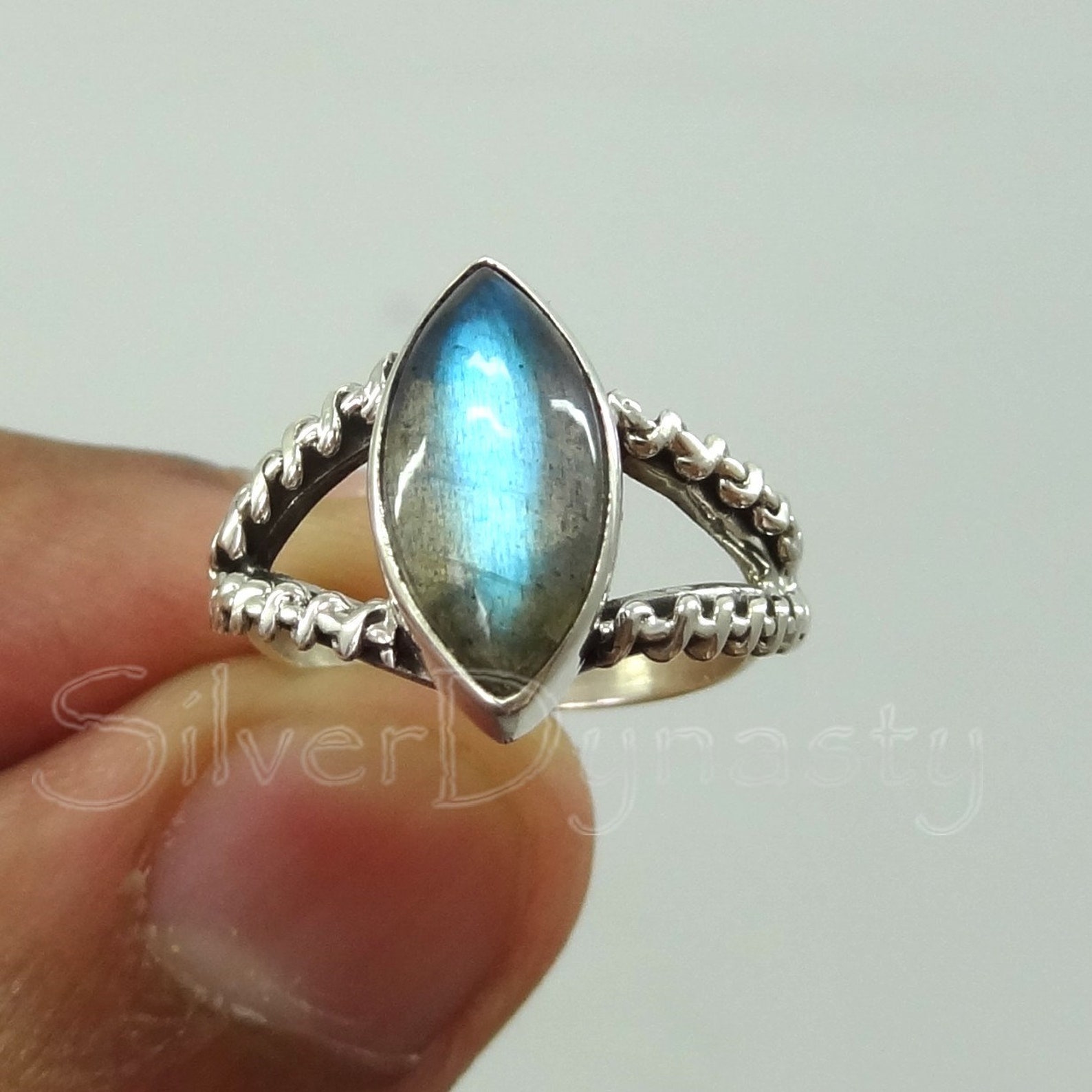 Labradorite Ring Handmade Ring 92.5 Silver Ring Silver Etsy