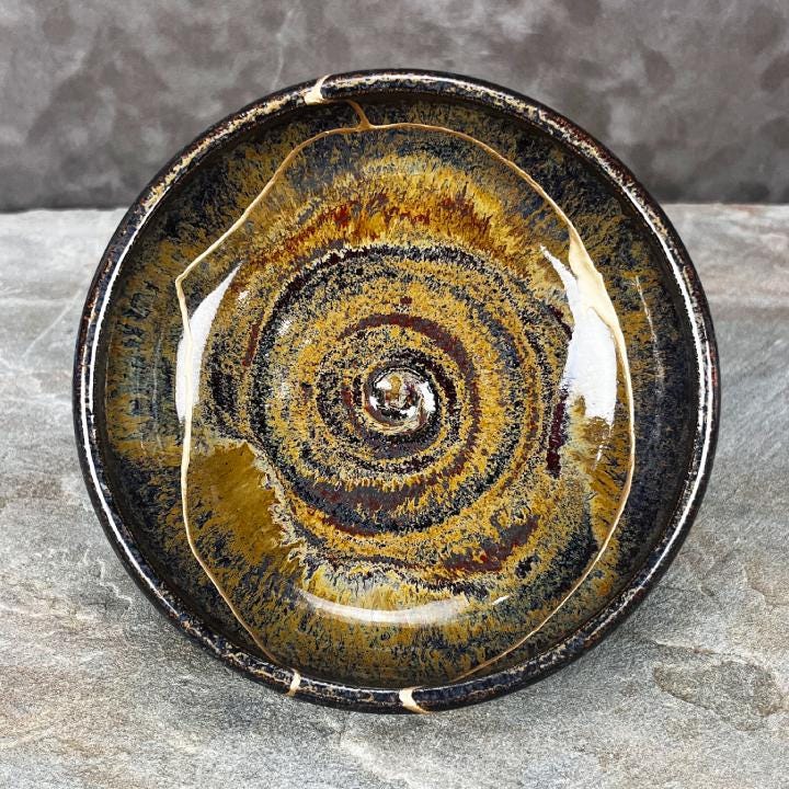 Authentic Kintsugi Bowl Japan - Etsy