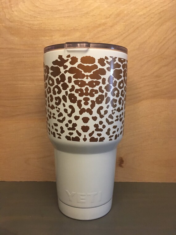 leopard yeti tumbler