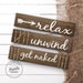 Bathroom wall decor, Bathroom Decor, relax, unwind, get naked, Rustic Bathroom Decor, Rustic Bathroom Wall art, Wood Signs,