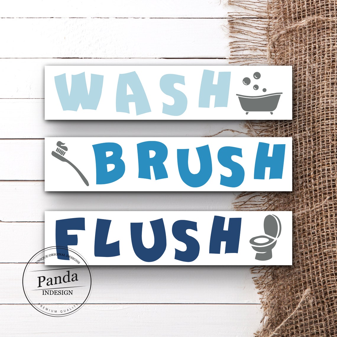 Kids Bathroom Signs Bathroom Wall Decor Bathroom Art White Etsy