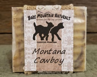 Montana Cowboy fragrance All Natural Goat Milk Soap