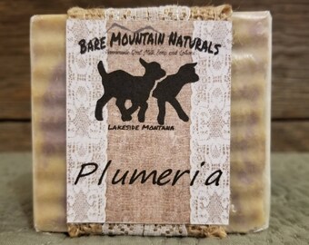 Plumeria Fragrance All Natural Goat Milk Soap