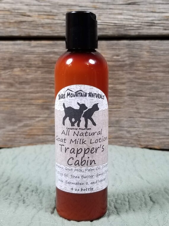 Trapper S Cabin Fragrance All Natural Goat Milk Lotion Etsy