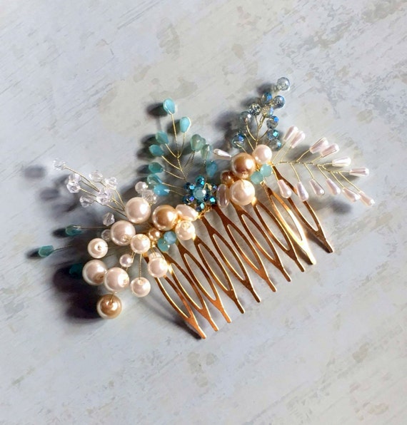Items similar to Hair Comb, Decorative Hair Comb, Bridal Comb, Bridal