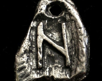 Rune Hagalaz (Hagl, Hagall) pendant runes Viking amulet Vikings German