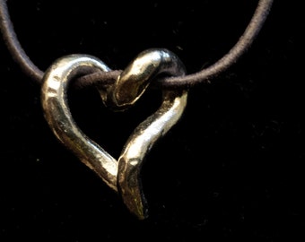 cœur, cœur, pendentif, amour, amour