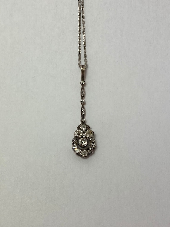 Antique Gold and Silver Diamond Pendant (1700s)