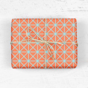 Mid Century Modern Wrapping Paper, Geometric Wrapping Paper, Mid Century Wrapping Paper, Nordic Gift Wrap, Retro Wrapping Paper, Minimalist