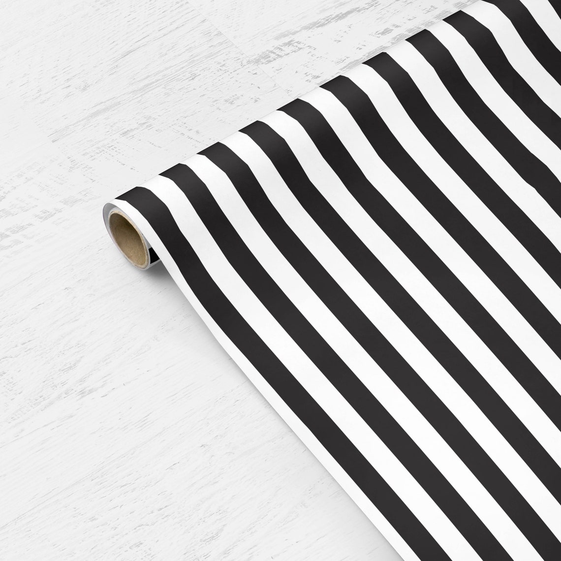 BLACK and WHITE STRIPE Gift WrapModern Mens Wrapping Etsy