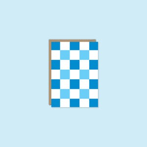 Mini-cartes de visite en damier de Hanoucca