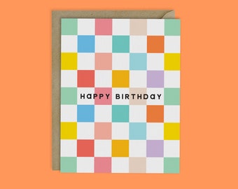 Retro Birthday Cards for Her - 90s Birthday Card for Him - Modern Birthday Cards - Cute Birthday Card for Best Friend - 21st Birthday Gift