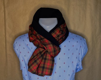echarpe tartan rouge