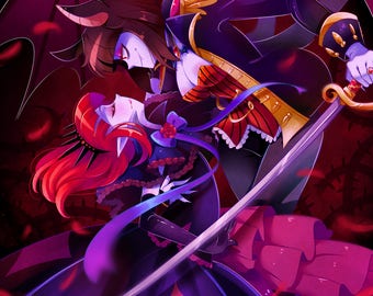 Knight of the Rosaceous Vampires print