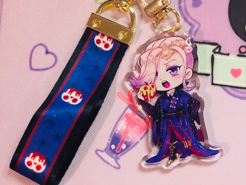 Twst Lanyard Acrylic Keychains - Etsy