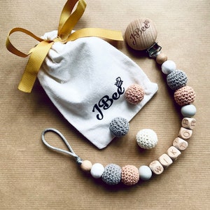 Unisex Baby Dummy Clip, Baby accessories, Dummy Chain, Baby Shower Gift, Neutral baby accessories, Baby Neutral dummy clip, baby unisex