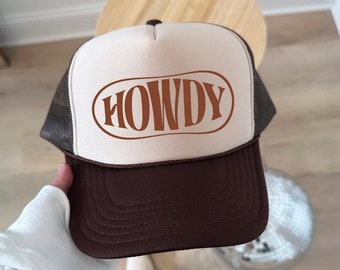 Howdy Badge, trucker hat