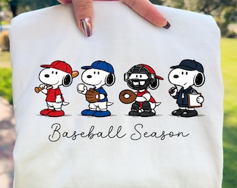 Baseball Player Cartoon Print: Dog Characters - Digital Download