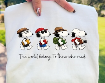 Dog Reading PNG | Book Lover Design (Digital Download