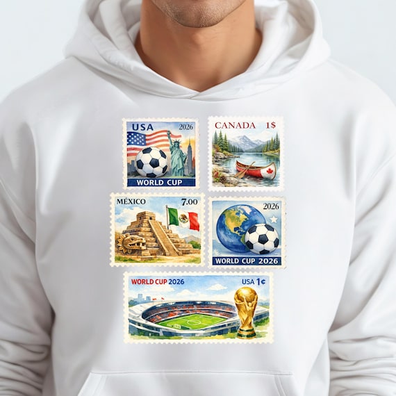 World Cup 2026 Stamp Set: Digital Art Prints (PNG Collage) - Etsy
