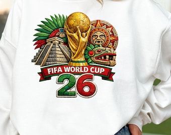 Mexico World Cup 2026 Embroidery PNG Faux Yarn