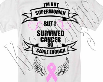 Nie jestem kobietą, ale przeżyłem raka SVG PNG jpg