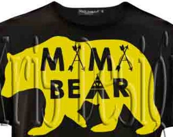 Mama Bear SVG PNG JPG