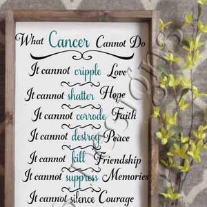 What Cancer Cannot Do SVG PNG JPG