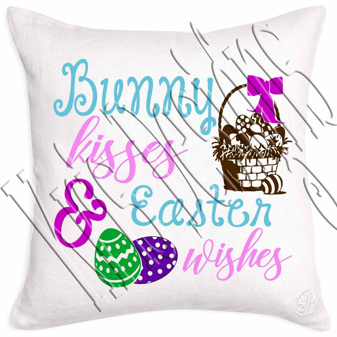Download Bunny Kisses and Easter Wishes SVG PNG JPG | Etsy