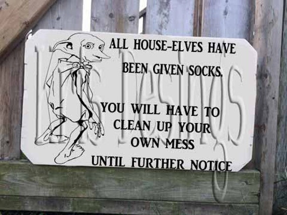 All The House Elves Have Socks svg png jpg | Etsy