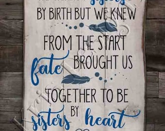 Nie byliśmy siostry od urodzenia SVG PNG jpg