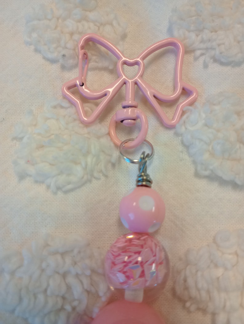 Minnie Mouse Charms Attachment Keychain Purse Bling Etsy