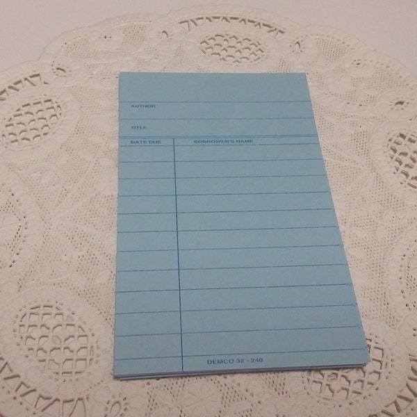 Library Card Catalog Etsy