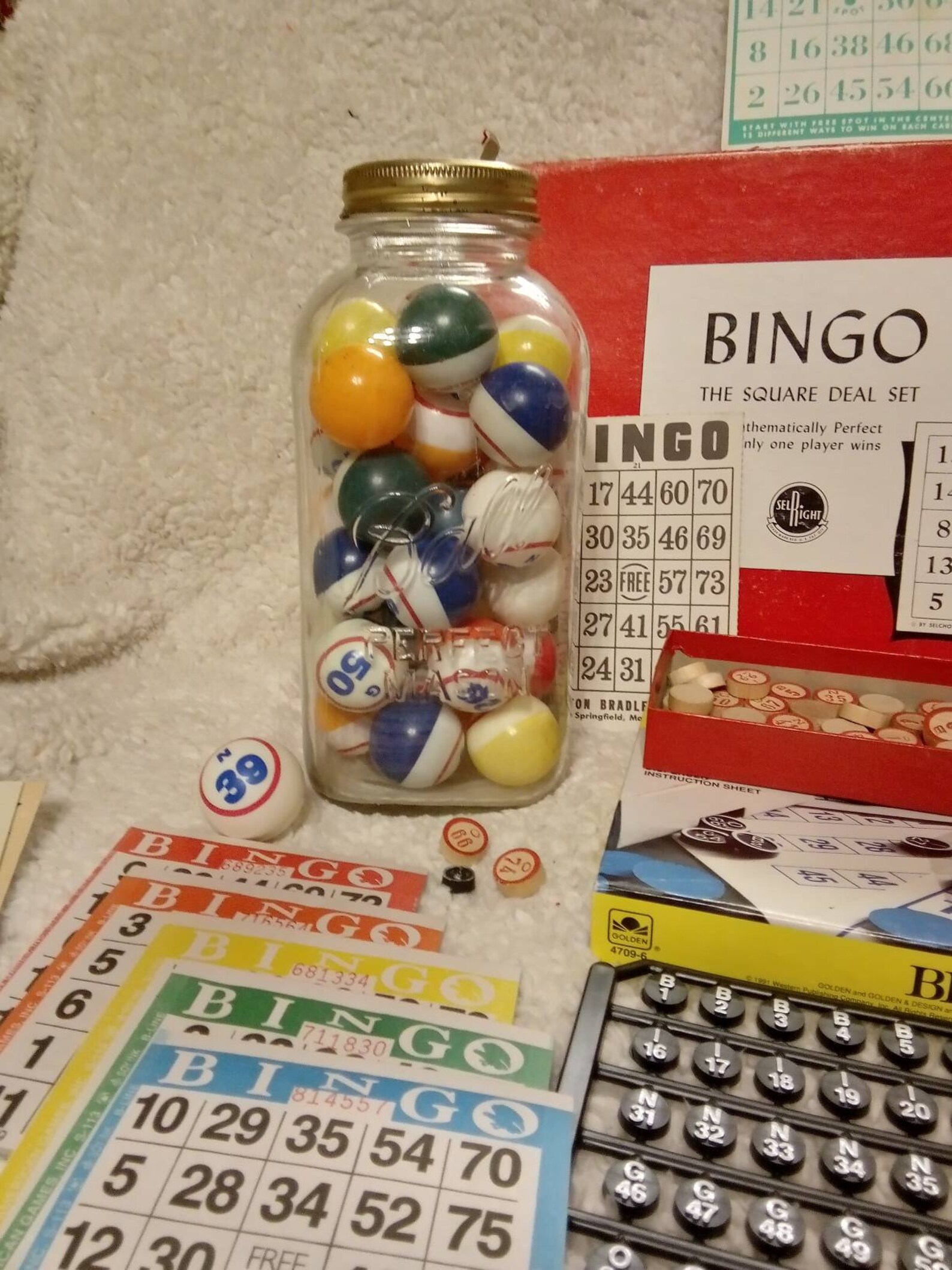 Bingo Balls, Nostalgic, Antique, Vintage, Games, Collection, Collectors