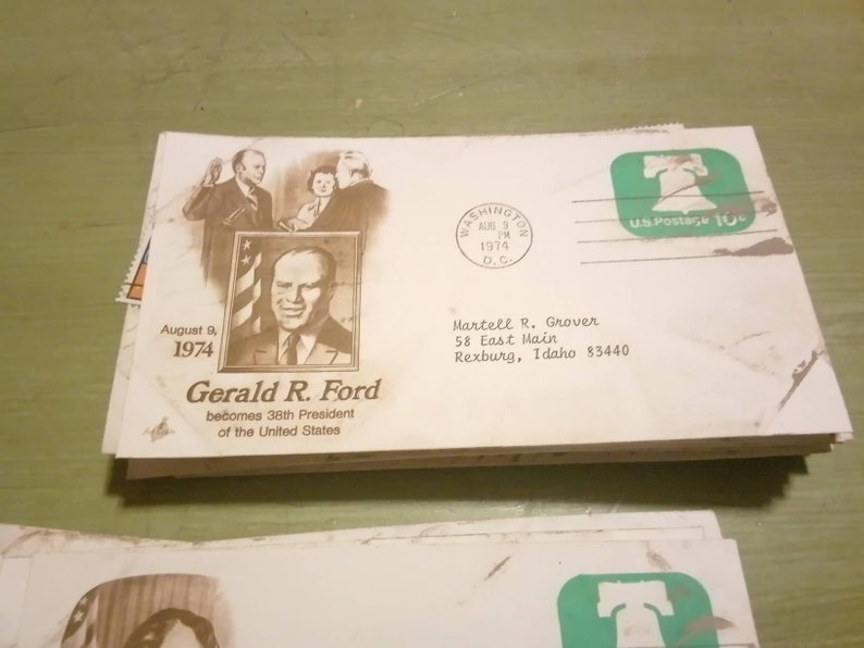 First Day Covers Post Office Postage Stamps Vintage Etsy