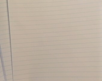 double sided lined paper etsy