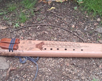 Schöne Doppel-Brotflöte in F" 432hertz