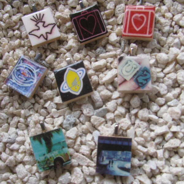 U2 Scrabble Tile Charms
