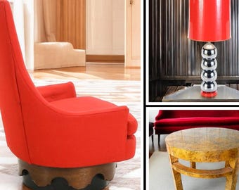 Designer Vintage 1970's Three Piece Grouping - Pearsall, Rowe, Kovacs, Henredon