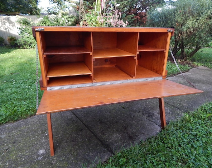 1950's Vintage Field / Camping Desk / Kitchen