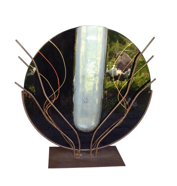 Late 20th Century Mark Heinz Art Glass Vase