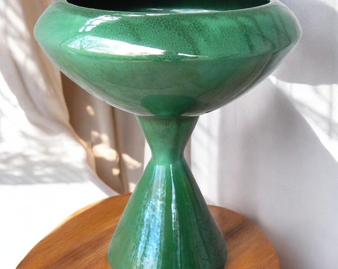 Large 1970's Haeger USA Glazed Ceramic Vase