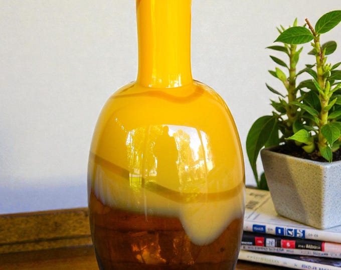 17.5" Mid 20th Century Blown Glass Vase