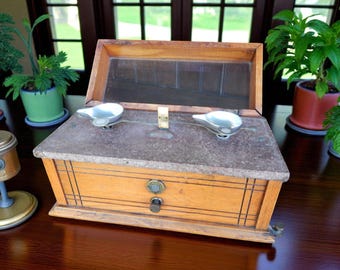 Antique Late 1800's Henry Troemner Druggist / Pharmacy Scale
