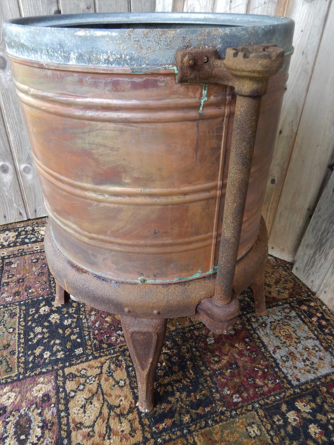 C. 1920 Antique Copper Washtub Etsy