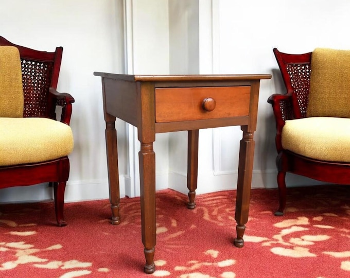 Early 20th Century Single Drawer Antique Side Table