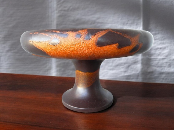 1970's Royal Haeger Pottery Earth Wrap Lava Glaze Vase